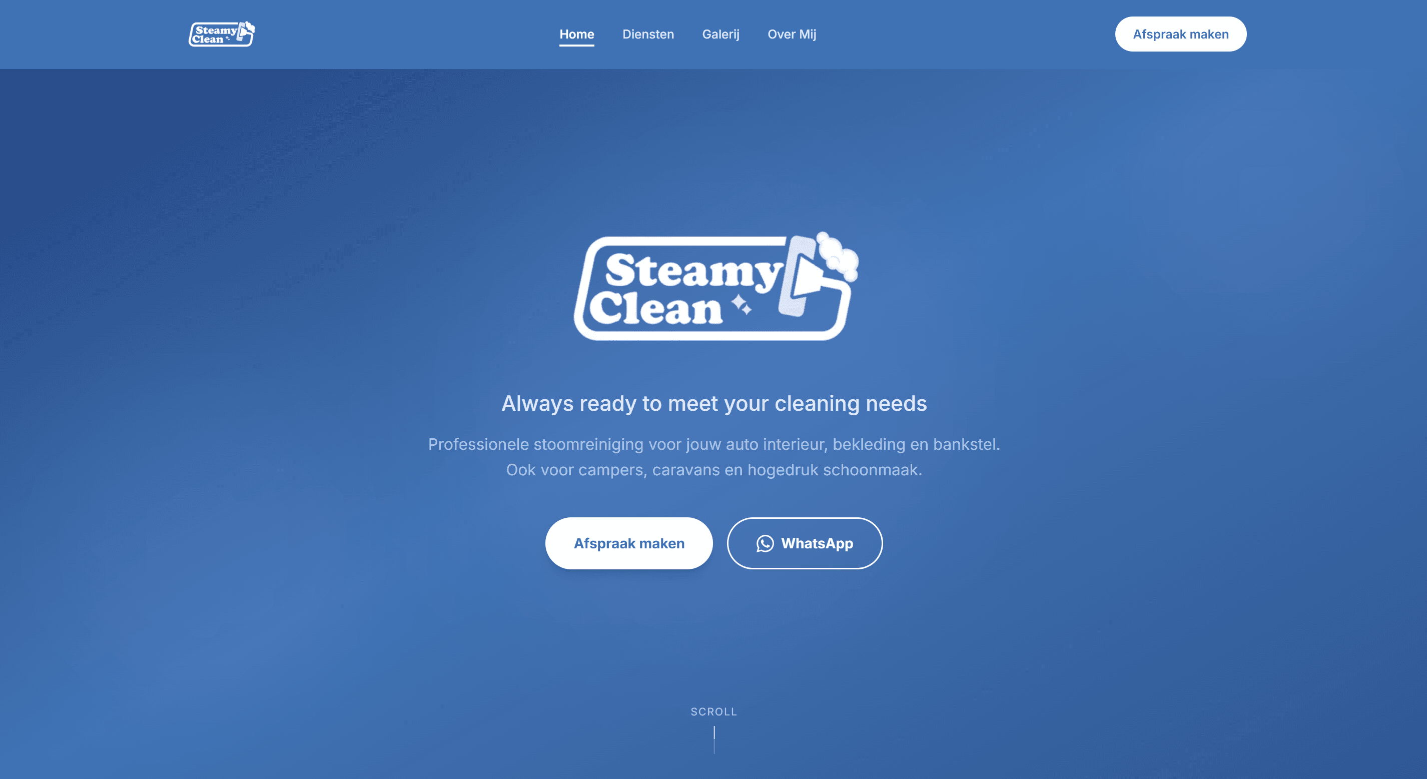 Screenshot van Steamy Clean